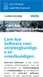 Mobile Screenshot of care-ace.be
